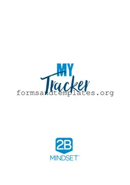 Printable 2B Mindset Tracker Template