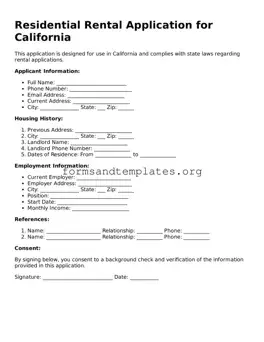 Attorney-Verified Rental Application Template