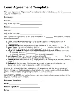 Attorney-Verified Loan Agreement Template