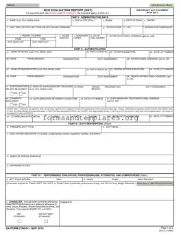 Printable Da 2166 9 1 Template