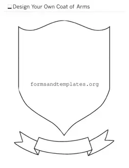 Printable Coat Of Arms Template