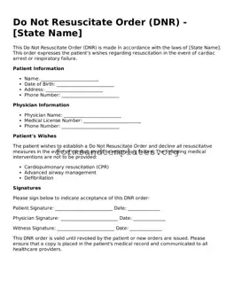 Attorney-Verified Do Not Resuscitate Order Template