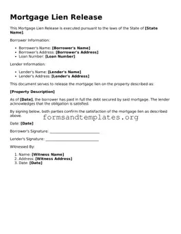 Attorney-Verified Mortgage Lien Release Template
