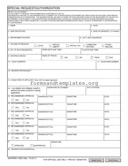 Printable Navpers 1336 3 Template
