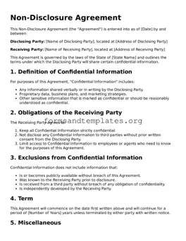 Attorney-Verified Non-disclosure Agreement Template