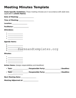 Attorney-Verified Meeting Minutes Template