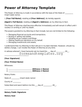 Attorney-Verified Power of Attorney Template