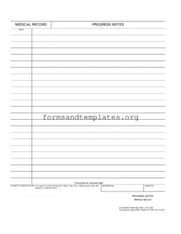Printable Progress Notes Template