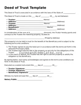 Attorney-Verified Deed of Trust Template