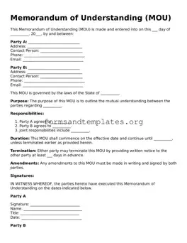 Attorney-Verified Memorandum of Understanding Template